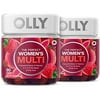 OLLY Women's Multivitamin Gummy, Vitamins A, D, C, E, Biotin, Folic Acid, Chewable Supplement, Berry Flavor, 90-Day Supply - 180 Count
