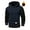 Navy, variant on Men's Solid Pullover Hoodies, Sports Soft Blend Fleece Hooded Sweatshirts with Kangaroo Pocket Navy XL