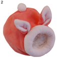thumbnail image 1 of Koszal Hamster House Cute Rabbit Design Flannel Nice-looking Pet Nest Bed for Small Animals, 1 of 8