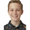 thumbnail image 5 of Birdie Bound Boys Print Performance Golf Polo Shirt with UPF50, Sizes XS-XL, 5 of 5