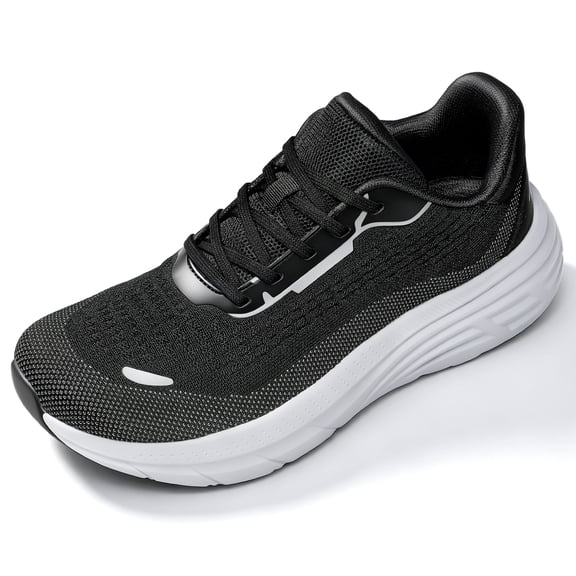 Fidabo Wide Toe Box Walking Shoes for Women, Zero Drop Arch Sneakers, Breathable Cushioned & Non-Slip, Sports Shoes for Running, Tennis, & Fitness
