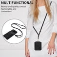 thumbnail image 4 of Allytechgroup Wallet Case for Samsung Galaxy Z Flip 4, with Crossbody Shoulder Strap Bumper Shockproof Cards Holder RFID Blocking Slim Phone Case for Galaxy Z Flip4, Black, 4 of 7