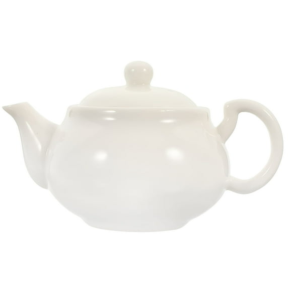 ACDANC White Ceramic Teapot,Kung Fu Teapot,Home Tea Room Ceramic Tea Set