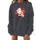 thumbnail image 1 of Sudadera de manga larga con estampado navideño informal con cuello redondo para mujer a la moda Fridja  fhghd743, 1 of 4