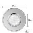thumbnail image 2 of Juego de 3 coladores de desagüe de acero inoxidable para cocina - colador de pelo para ducha de baño, Ø 7,7cm, 2 of 6