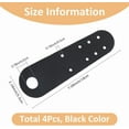 thumbnail image 2 of Leather Toe-Guards for Roller Skate Flat Toe Cap Guard Protectors in Front of Roller Skate PU Leather Cover Black, 2 of 9