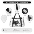thumbnail image 4 of Fotbe Family Of Sea Turtles Bolsa de Viaje con Estampado, Bolsa de Fin de Semana para Mujer con Compartimento para Zapatos, Bolsa de Gimnasio con Bolsillo Húmedo, 4 of 7