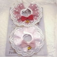 thumbnail image 6 of Reheyre Adjustable Rope Tie Pet Collar with Bells - Cute Cat and Dog Lace Collar Bib for New Year, 6 of 8
