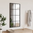thumbnail image 1 of vidaXL Wall Mirror Black 40x80 cm Rectangle Iron, 1 of 1