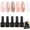 Soft Neutral, variant on modelones Builder Nail Gel, Base Colors 8-in-One Jelly Caramel Brown Nude Pink Clear Builder Nail Gel Polish for Hard Extension Rubber Lamp Cured 6 Colors