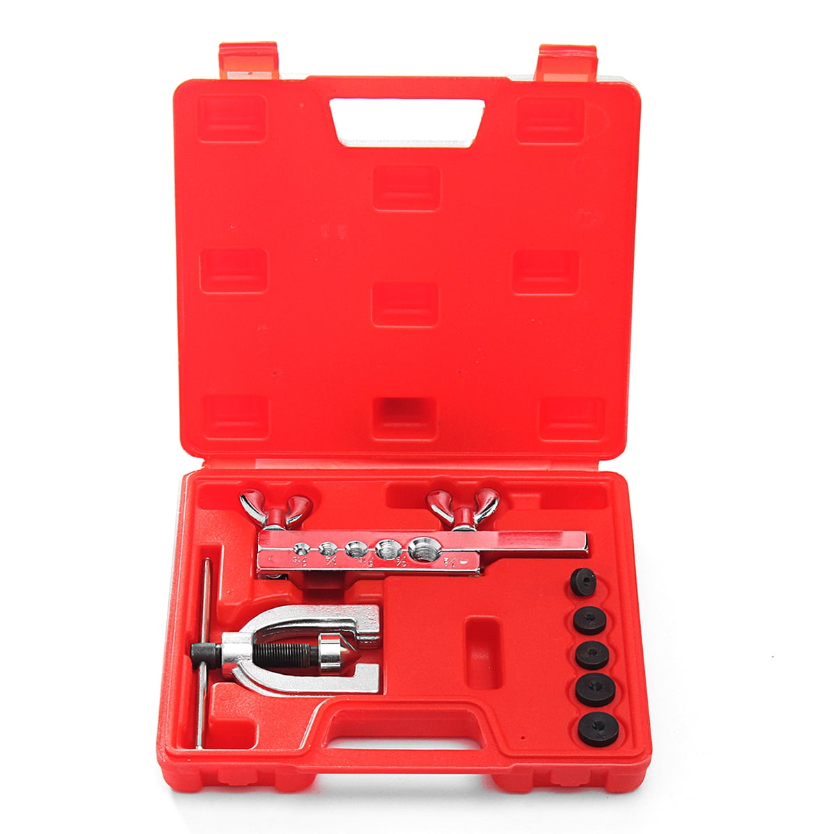 7Pcs 3/161/2'' Double Flare Brake Line Flaring Hand Tool Set Kit with
