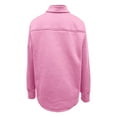 thumbnail image 5 of CQONEPT Womens Half Zip Hoodies with Thumb Holes Casual Solid Sweatshirts Lapel Neck Fashion Pullover Tops Pink 2XL, 5 of 6