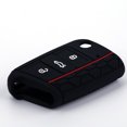 thumbnail image 3 of Applicable to VW Golf 7 (5G) Cover GTI Design Ignition Keys Key Cover Faceplate Cover Black Red 000087012 algca, 3 of 5