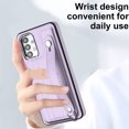 thumbnail image 4 of Nalacover Wallet Case for Samsung Galaxy A23 4G, Business PU Leather Unique Design Wristband Kickstand Credit Card Holder Slots Shockproof Scratch Resistant Phone Case for Samsung Galaxy A23 4G,Purple, 4 of 6