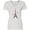AA-White, variant on Inktastic Paris Lover Eiffel Tower Women's V-Neck T-Shirt