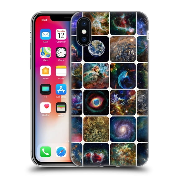 Head Case Designs Officially Licensed Cosmo18 Space The Amazing Universe Soft Gel Case Compatible with Apple iPhone X / iPhone XS