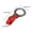 🥑 Orange_Base#1524, variant on Handcuff Keychain Leather Strap Metal Car Key• Fashionable Key Holder Accessory • Spring Clip Easy Attach Detach • Gift Birthday Christmas