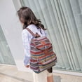 thumbnail image 7 of LinqiVintage Backpack for Women, Boho Casual Backpack Purse, Unique Ethnic Style Handbag & Shoulder Bag, Blue, 7 of 7
