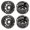 R1011, variant on Aluminum/Carbon Fiber 2.2“ Performance Lightweight RC Car Wheel SCX10 RBX10 RR10