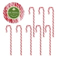 thumbnail image 4 of OUNONA - 18 estacas navideñas con forma de bastón de caramelo centelleante para césped, marcadores de camino, decoración creativa para árbol de Navidad (15 cm, rojo y blanco), 4 of 5