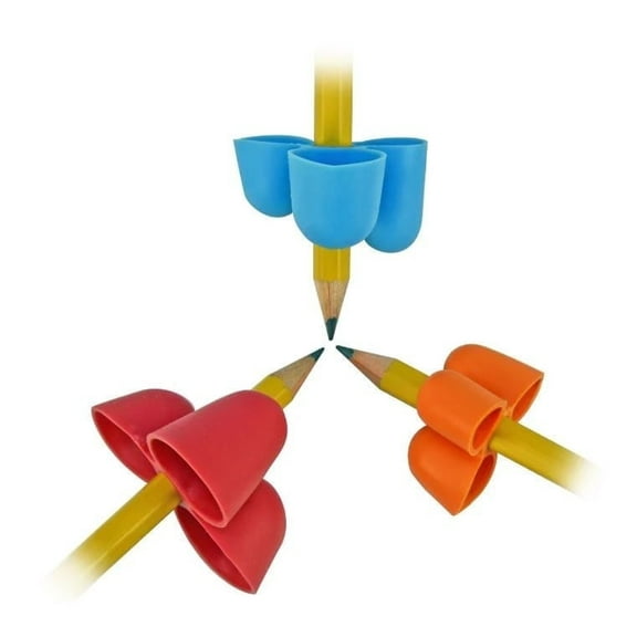 The Pencil Grip Writing CLAW Grip, Large Size, 12 Count, Blue/Red, for Pencils and Utensils