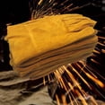 thumbnail image 3 of Heatproof Cowhides Handling Gloves Extended Forearm Protections Abrasion Resistant for Welding Grinding Operations, 3 of 11