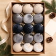thumbnail image 5 of WWG Velvet Christmas Ball Ornaments, 6cm Festive Holiday Decor, 15PCS Set with Hanging Loops, for Christmas Tree Wreath Table Settings, Party Decorations, 5 of 8