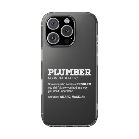 DistinctInk Clear Hybrid Case for Apple iPhone 16 Pro (6.3" Screen) - Solves A Problem - Tempered Glass Back