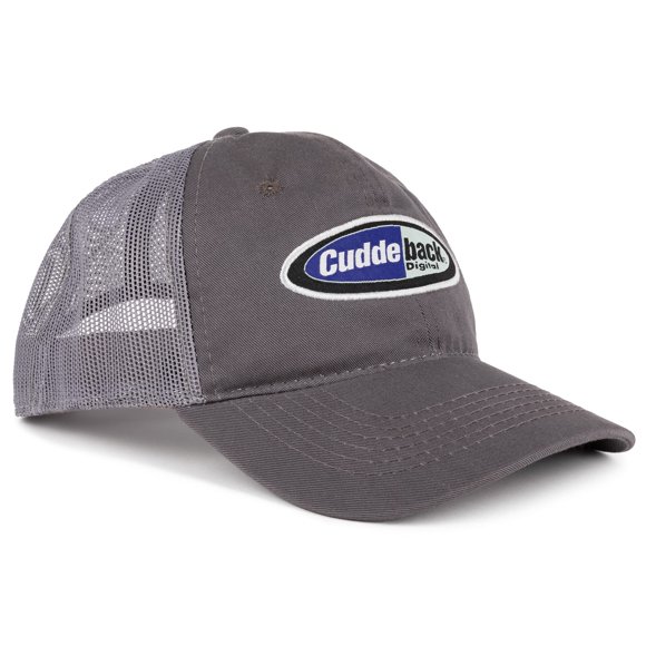 Gorra Trucker Ajustable Cuddeback Gris con Malla Trasera