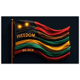 thumbnail image 2 of Bold Colors Freedom Banner African Pride Inspirational Flag for Cultural Events Community Gathering Cultural Celebration, 2 of 7