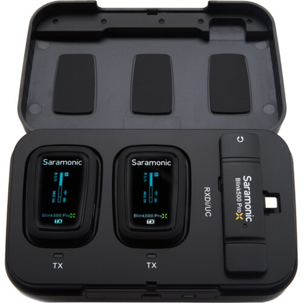 Saramonic Blink 500 ProX B6 2-Person Digital Wireless Omni Lavalier Mic System for USB-C Devices | 2.4 GHz