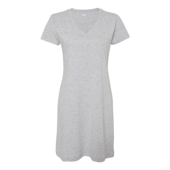 Lat Women's V-Neck Fine Jersey Coverup