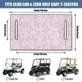thumbnail image 3 of 51" x 31" Microfiber Towel Golf Cart Seat Protector, Universal Cover for EZGO, Club Car Onward, Yamaha Drive Standard Seats, 3 of 8