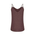 thumbnail image 6 of Wiyuqeen Womens V Neck Spaghetti Strap Shirts for Women 2024 Trendy Plain Solid color Tank Tops Dressy Casual Camisole Blouses Sleeveless Loose Cami Basic Tank Shirt, 6 of 9