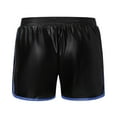 thumbnail image 3 of Munlar Mens Shorts,Men's spring and summer pure casual leather pants with short straps, 3 of 5