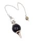 thumbnail image 2 of De Colgante De Cristal Con Piedra De Energía De Adivinación, Accesorio De Joyería Para Mujer Con Péndulo, Cuentas Redondas Huecas, Joyería De Piedra De Meditación Aura 2 Uds Kearding AP005790-00, 2 of 6