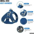 thumbnail image 3 of UOSIA Dog Harness and Leashes Set No Pull Puppy Harness Adjustable Soft Kitten Harness,Blue,XS, 3 of 6