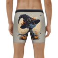 thumbnail image 2 of Men's Boxer Briefs, Halloween Witch Hat Lizard Soft and Breathable Mens Underwear Boxer Briefs With Widen Waist, 2 of 5