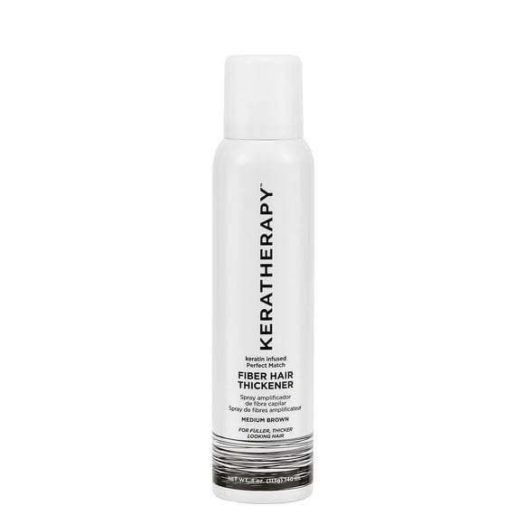 Keratherapy Fiber Hair Thickener Medium Brown Spray