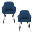 thumbnail image 1 of Set de 2 sillas velvet modernas para comedor marca Gravita, 1 of 7