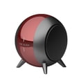 thumbnail image 2 of Cateissary Minialtavoz inalámbrico Bluetooth 5,0 Audio hogar exterior portátil Metal estéreo sonido Radio con carcasa bajo radiador al aire libre hogar Cables de audio/vídeo Rojo, 2 of 6