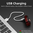 thumbnail image 3 of ROCKBROS Bike Tail light USB Rechargable Side Warning Rear Light Safe Night Riding Light Waterproof, 3 of 10