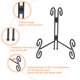 thumbnail image 4 of Soporte de Placas de Metal Uxcell 2 Pack - Soporte Decorativo de Placas de Hierro de 6 Pulgadas para Placas de 8 Pulgadas y Marcos de Fotos, Negro, 4 of 6