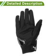 thumbnail image 6 of Unique Bargains XL Motorcycle Gloves Breathable Full Finger Gloves Nylon Outdoor Gloves Black White 1 Pair, 6 of 6