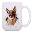 thumbnail image 1 of ThisWear German Shepherd Mug Dog Face German Shepherd Mom Mug Dog Dad Gifts 15oz Coffee Mug, 1 of 4