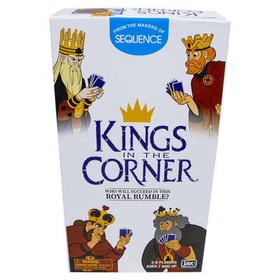 Buy Jax Kings In The Corner Card Game The Traditional Gameplay Of Solitaire With A Twist For The Whole Family Online In Turkey