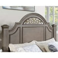 thumbnail image 5 of Furniture of America Damos Solid Wood King Panel Bed in Gray, 5 of 6