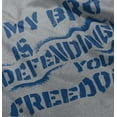 thumbnail image 5 of US Air Force My Bro Defending Freedom Toddler Boy Girl T Shirt Infant Toddler Brisco Brands 12M, 5 of 6