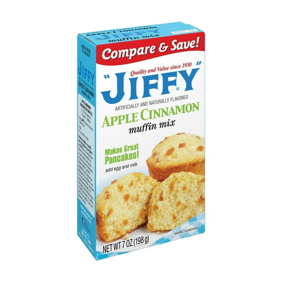 Jiffy Apple Cinnamon Muffin Mix (Pack of 48)