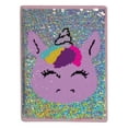 thumbnail image 3 of iscream Glittery Flip Sequin Book-Bound Lined-Page 8.5" Journal - Sweet Unicorn, 3 of 3